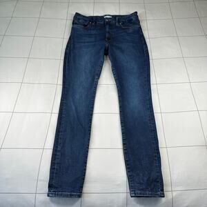 Good American Jeans Womens 30 Blue Good Legs Skinny Stretch High Rise Minimal